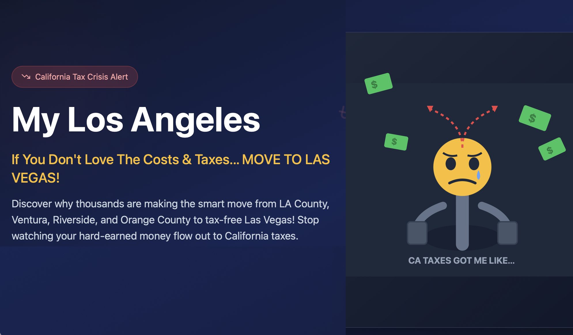 Moving from Los Angeles to Las Vega
